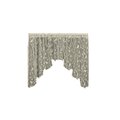 Micasa Heritage Lace  72 x 36 in. Bristol Garden Swag Pair; Cafe MI643741